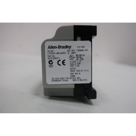 Allen Bradley CoMPActblock I/O Ser D Output Module 1791D-0V16PX